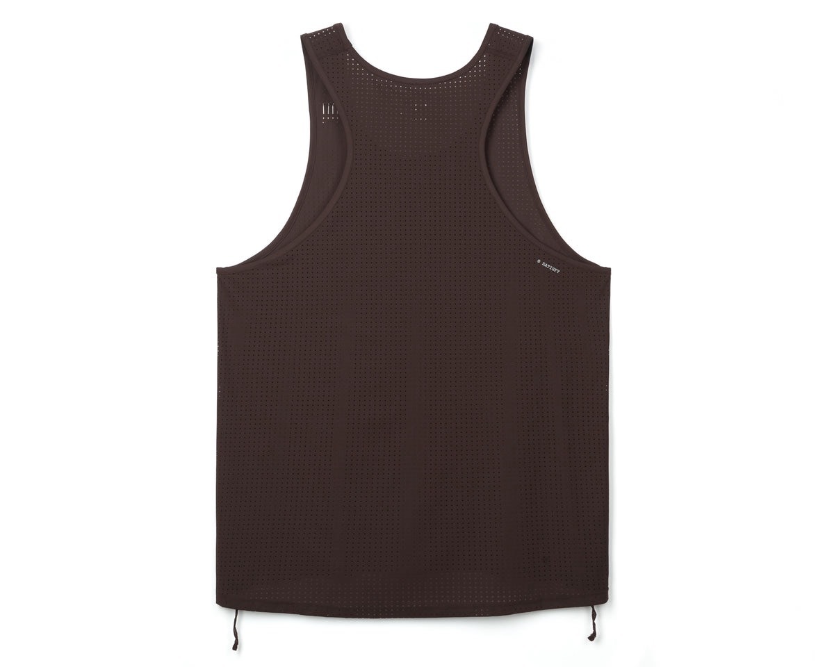 SATISFY｜Space‑O™ Singlet "Deep Mahogany"
