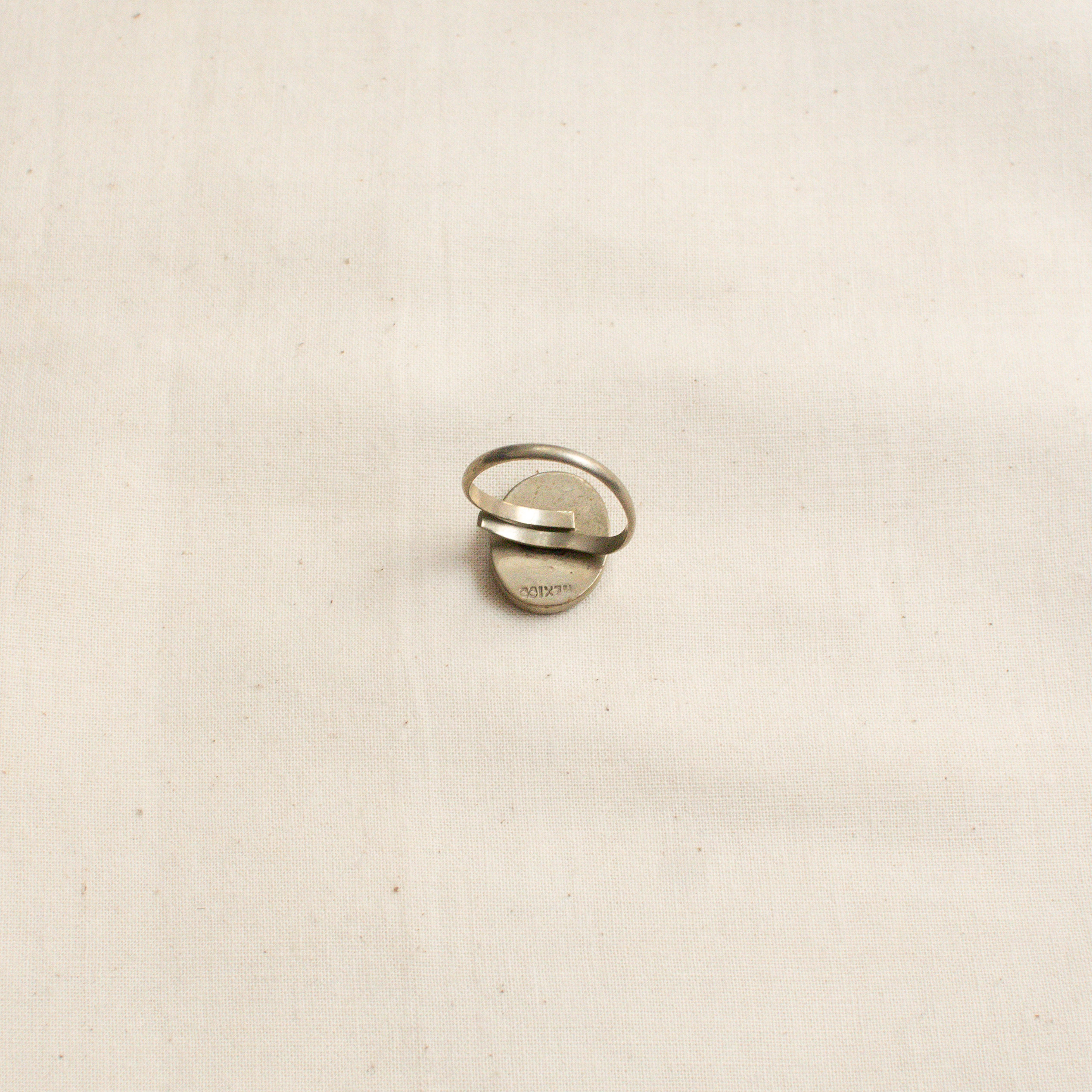 VINTAGE MEXICO SILVER SHELL RING 墨西哥 純銀 貝殼 戒指