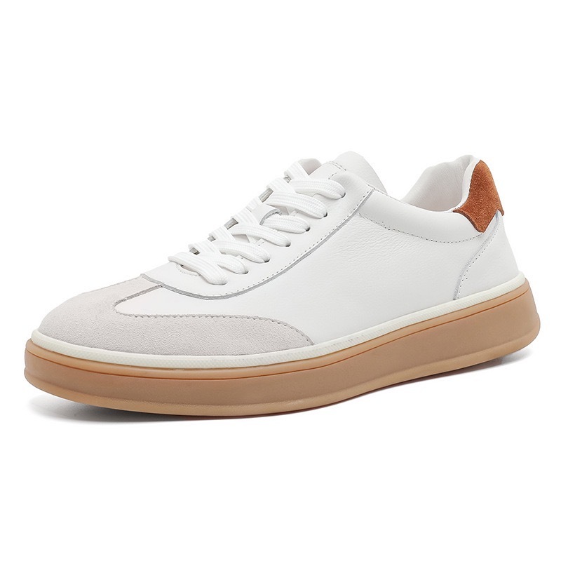 RETRO TOP-GRAIN LEATHER SUEDE GERMAN TRAINER SNEAKERS