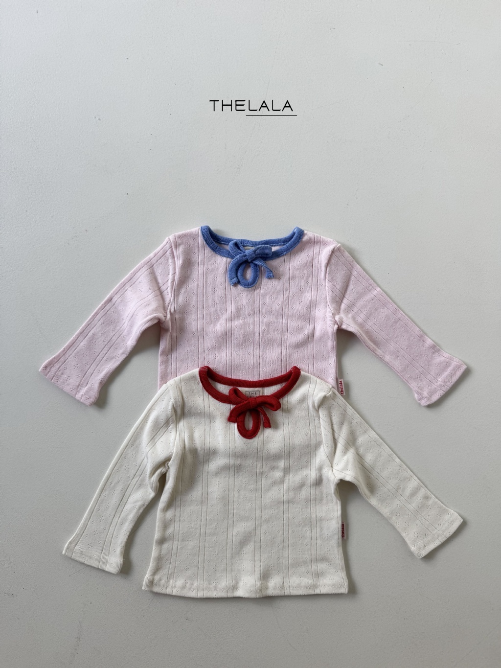 正韓秋Lalla 甜美綁帶上衣