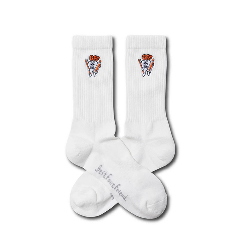 BFF Best Foot Friend Tooth fairy Socks 牙仙子 中筒襪 小腿襪 白 BF25007-WH [台灣現貨]