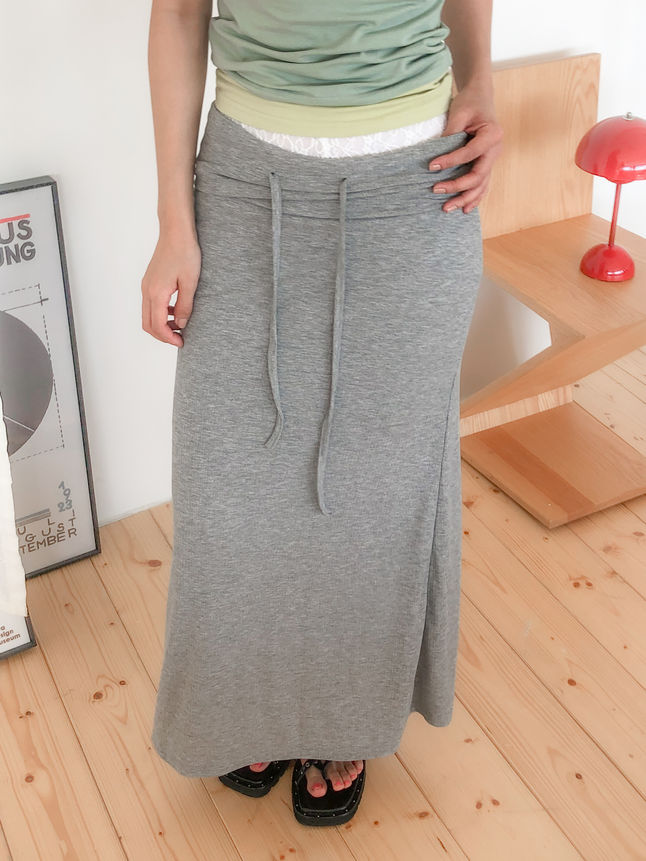 pencil skirt #長裙