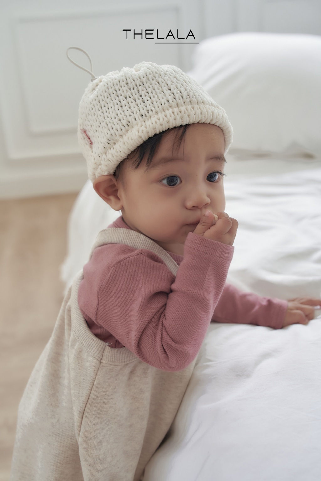 正韓秋lalla 嫩嬰淘氣可愛吊帶褲
