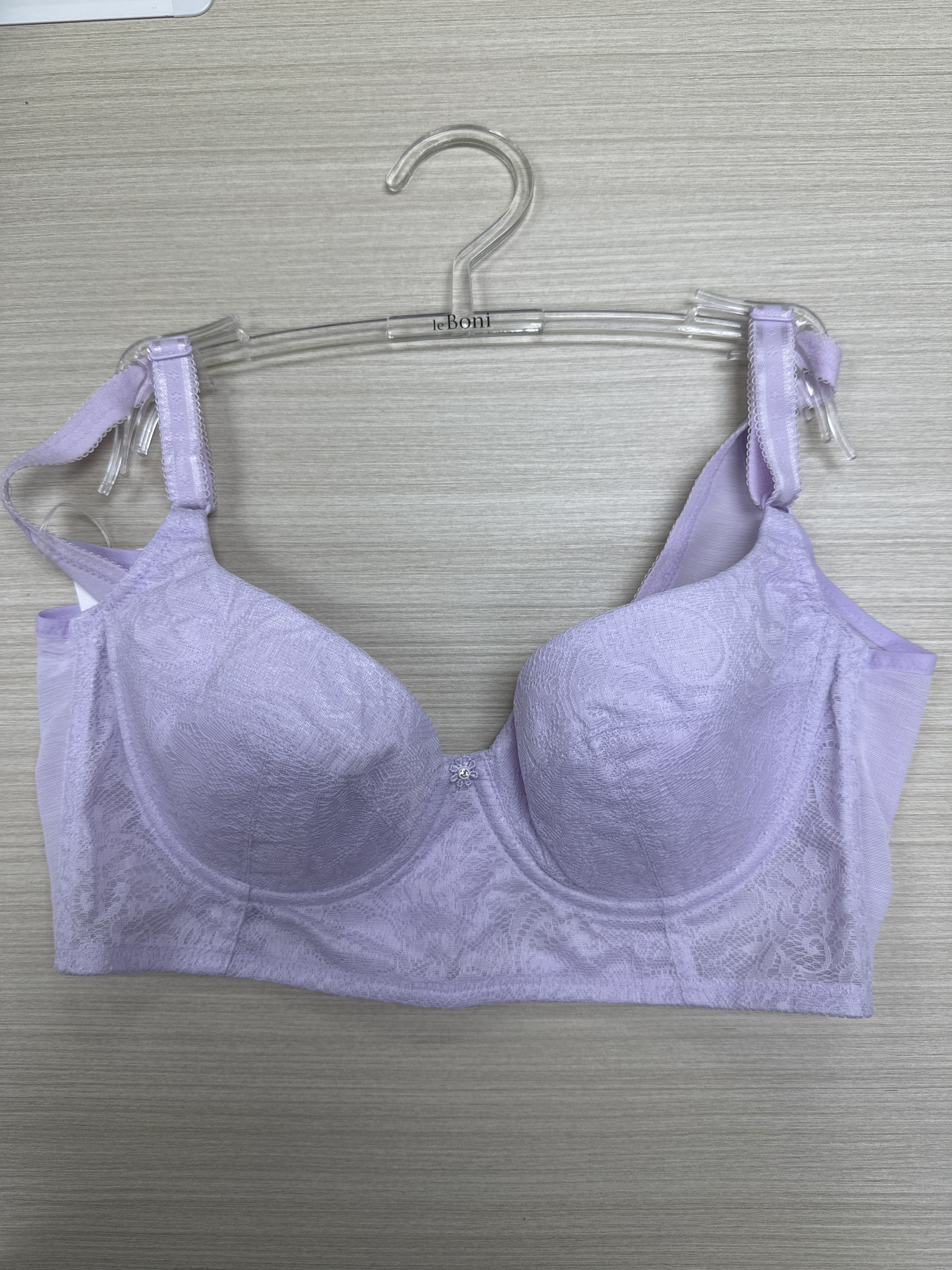 VB47 Bonluxe葆露絲 瘦身胸圍-蕾絲款 -淺紫色