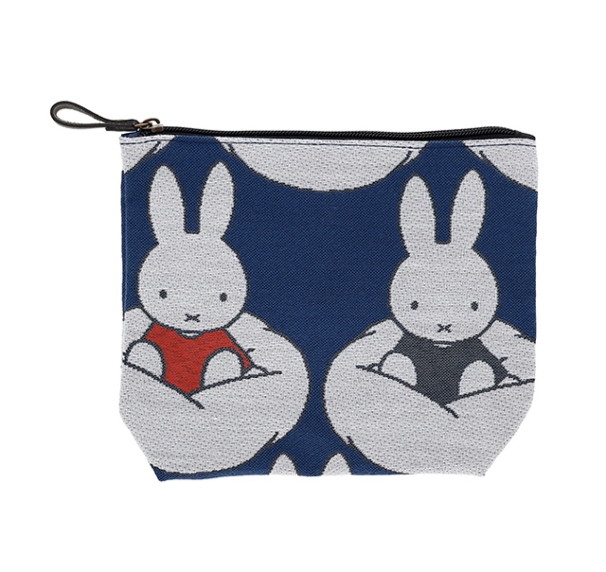 JP Miffy 編織 深藍色拉鏈袋 1181 TK260811