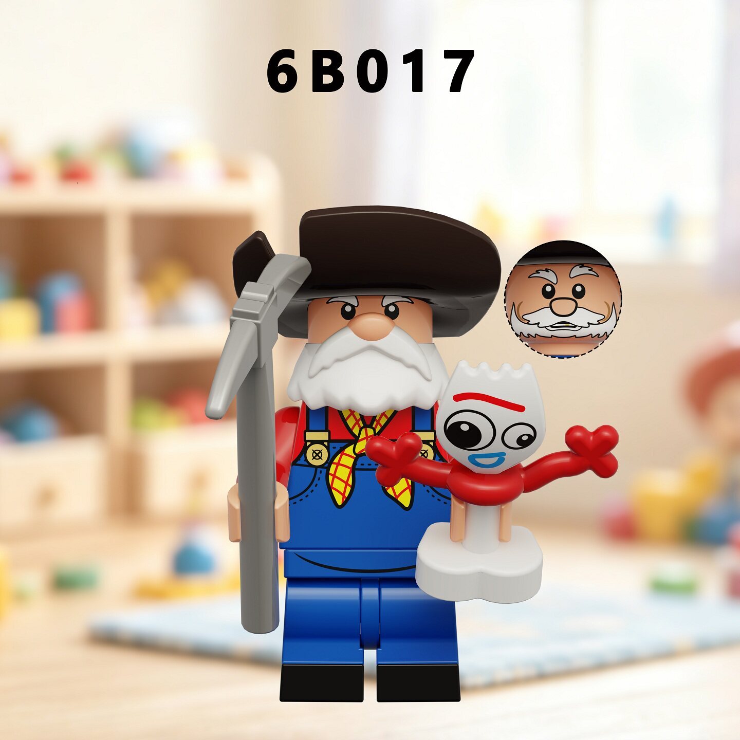 Toy Story Stinky Pete Custom Minifigures Minifigs Fit Lego 6B017