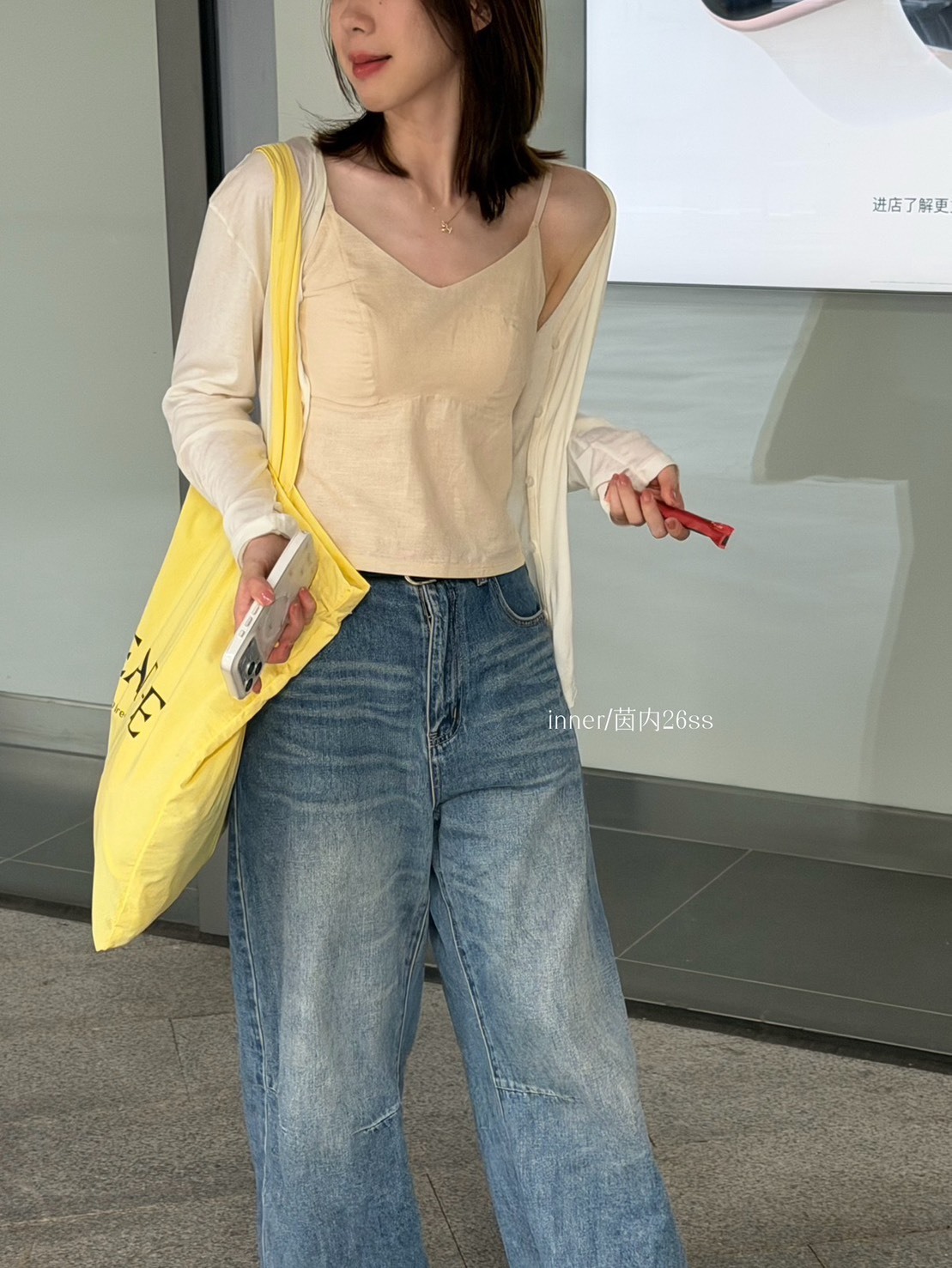 No.98 氣質亞麻V領背心