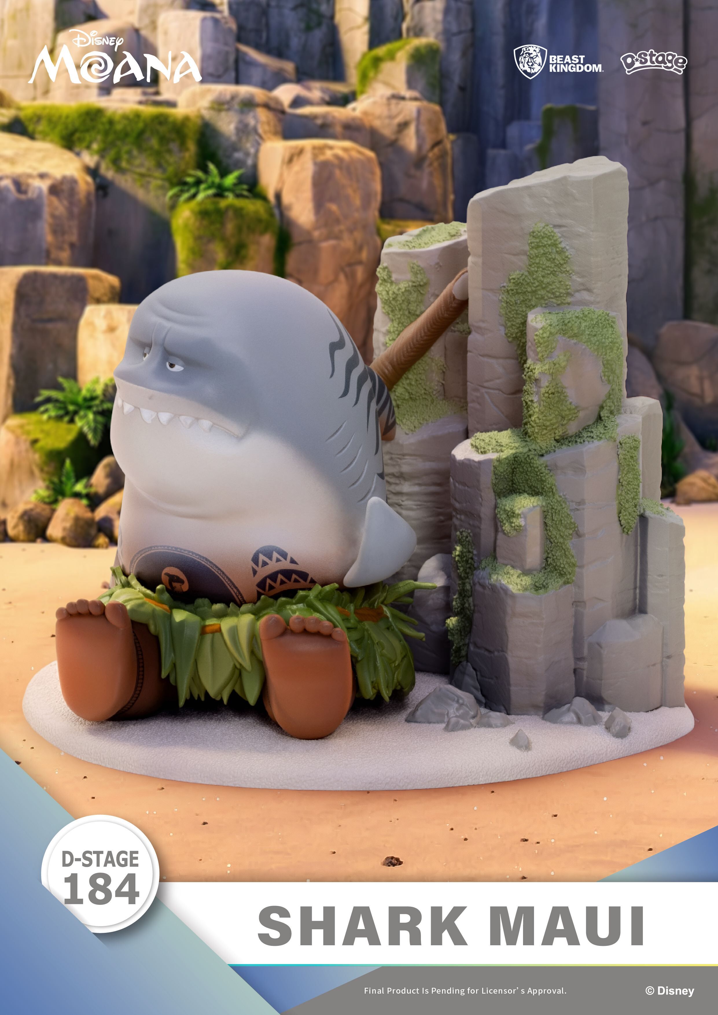 「ACG.GO」「預購」日版 BEAST KINGDOM DS-184《海洋奇緣》鯊魚毛伊 (Shark Maui) 比例模型