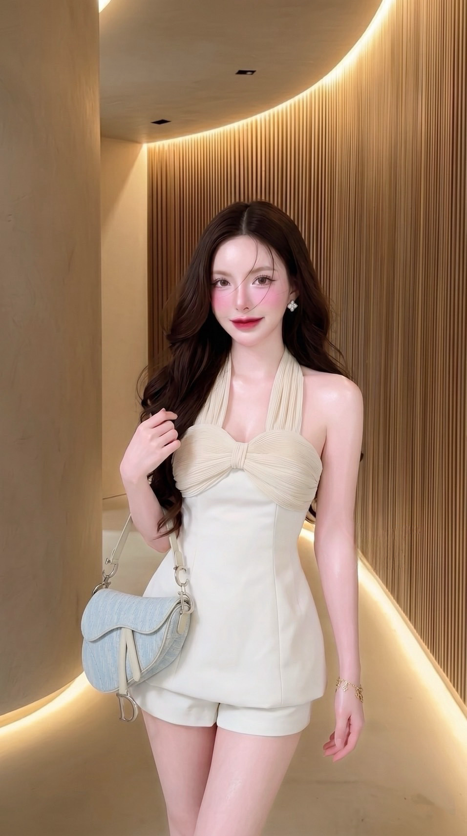 🇹🇭輕奢系列 | Elegance Bow Halter Top Set • 精緻小名媛