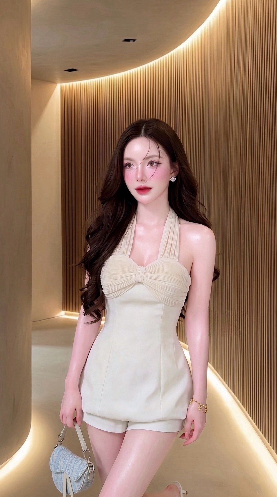 🇹🇭輕奢系列 | Elegance Bow Halter Top Set • 精緻小名媛