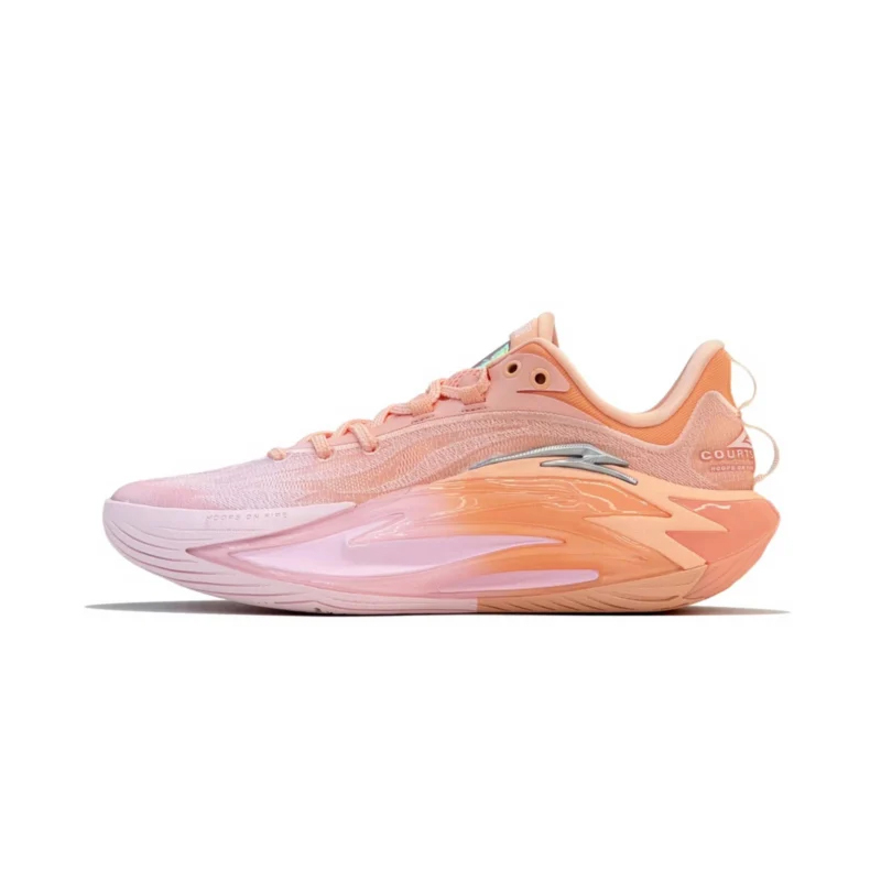 Anta Shock Wave 7 "Pink Orange" 安踏 狂潮7 實戰籃球鞋 男款 薄霜粉 112621616S-3 [台灣現貨]