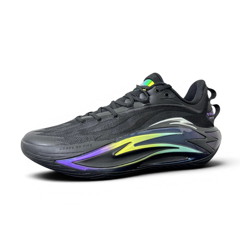Anta Shock Wave 7 Pro "Gradient" 安踏 狂潮7 實戰籃球鞋 男款 黑炫彩 112621616S-1 [台灣現貨]