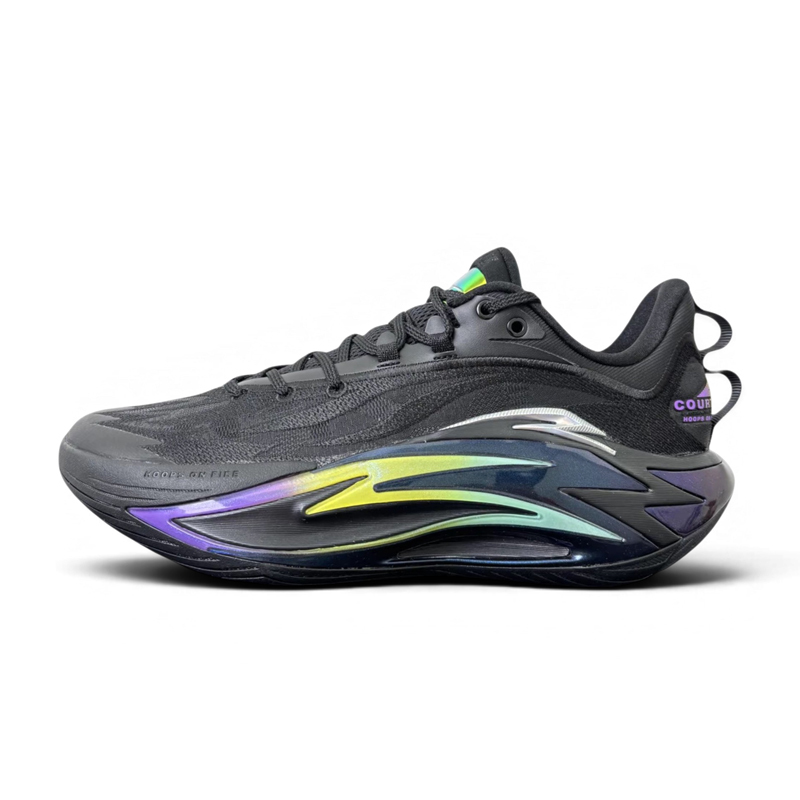 Anta Shock Wave 7 Pro "Gradient" 安踏 狂潮7 實戰籃球鞋 男款 黑炫彩 112621616S-1 [台灣現貨]