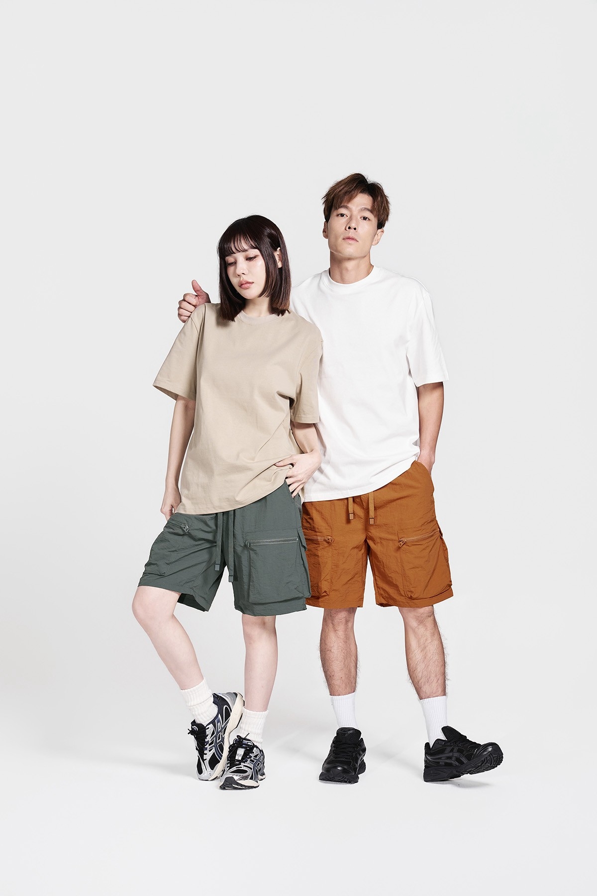 【逢甲 FUZZY】防撥水 六口袋 工裝 短褲 黑色 灰色 綠色 橘色 PS55