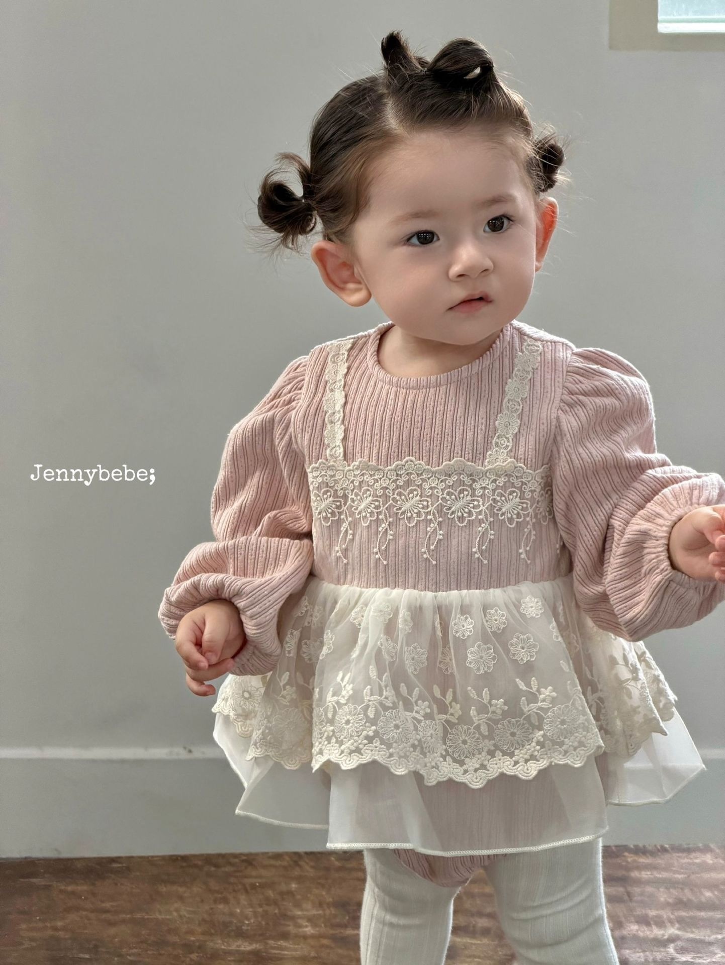 Jenny_假兩件紗裙背心包屁衣