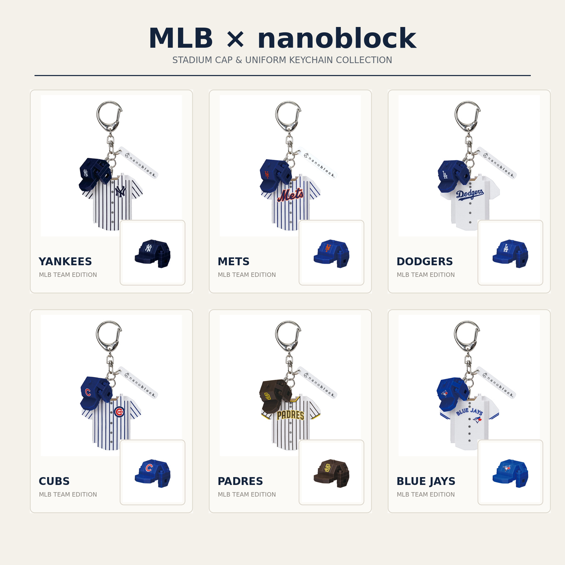 n-fig MLB 球衣＆球場頭盔吊飾