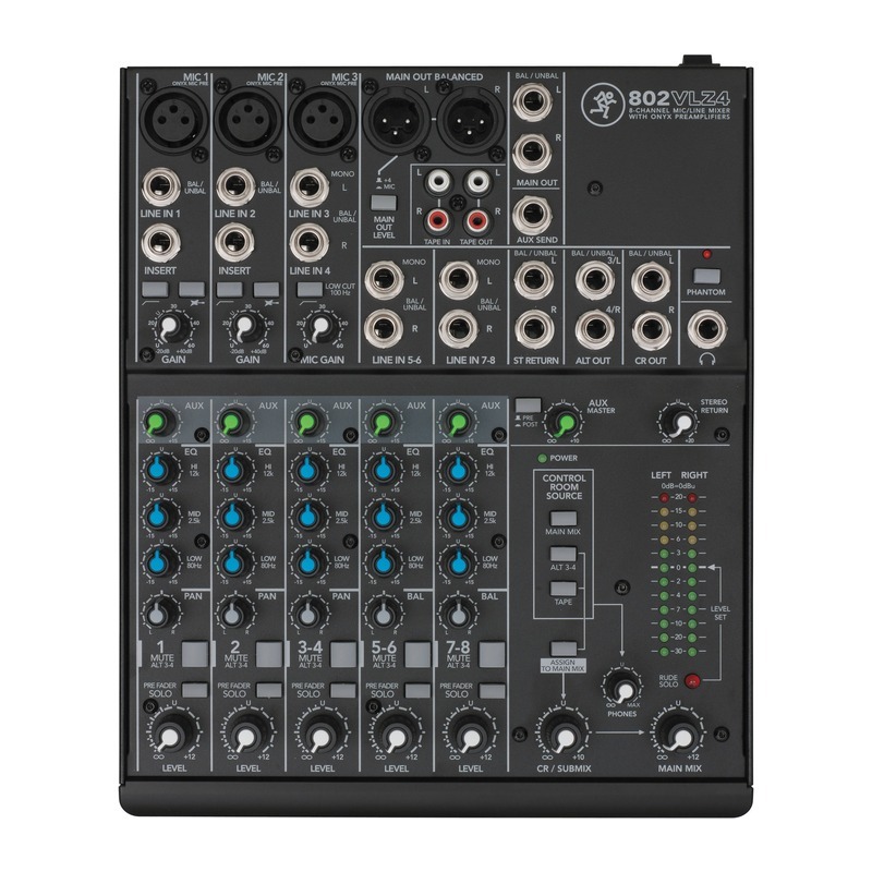 Mackie 802VLZ4｜8聲道類比混音器