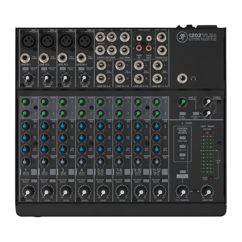 Mackie 1202VLZ4｜12聲道類比混音器