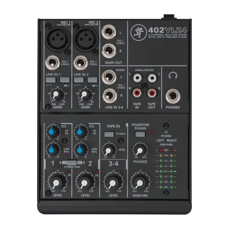 Mackie 402VLZ4｜4聲道類比混音器