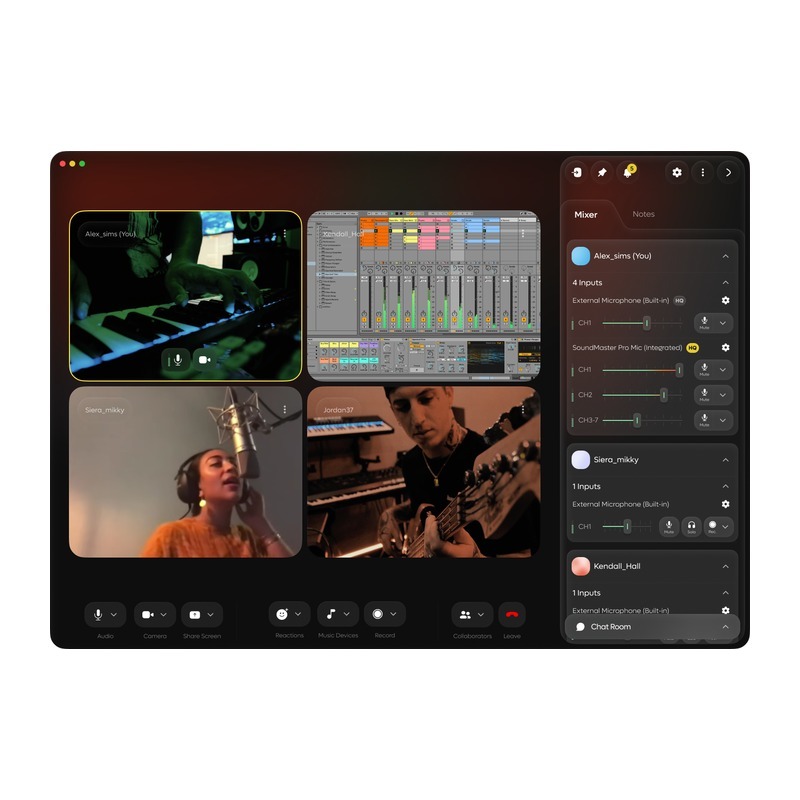 Muse Sessions Pro Unlimited - 1 Year｜即時協作錄音室軟體｜年訂閱