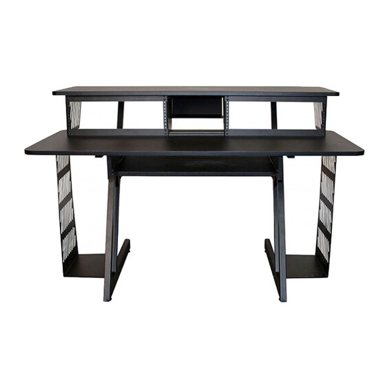On-Stage WS7700B Large Studio Workstation - 黑色｜雙3U機架工作桌