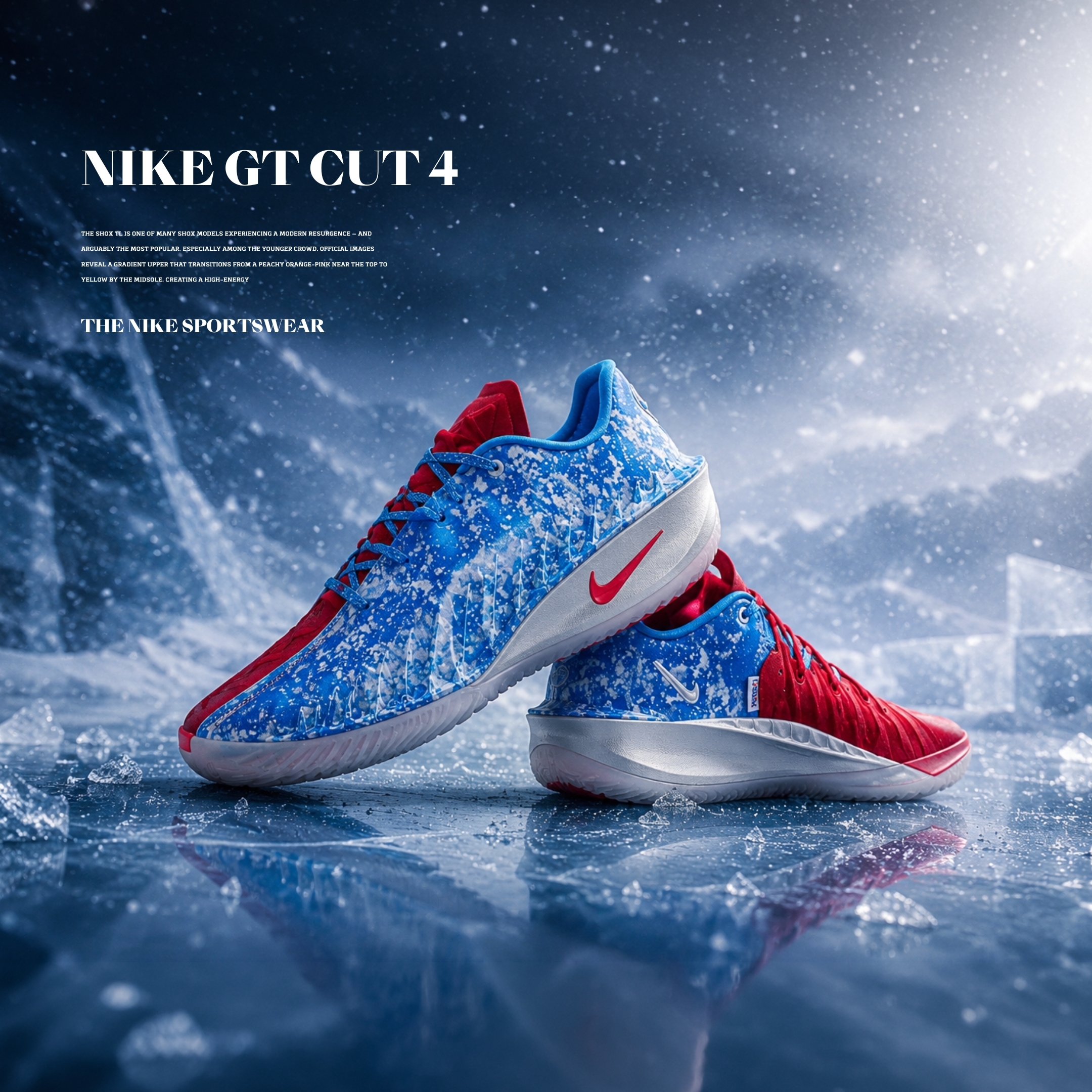 NICEDAY 現貨 Nike GT Cut 4 如履薄冰 薄冰哥 冰雪 藍 藍白 籃球 實戰鞋 II7531-400