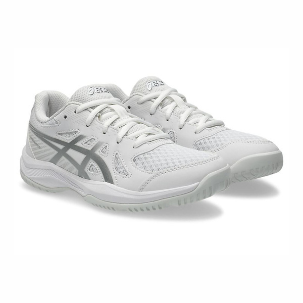 Asics 亞瑟士 Upcourt 6 GS 1074A045-104 大童 排球鞋 羽球鞋 室內運動 包覆 白