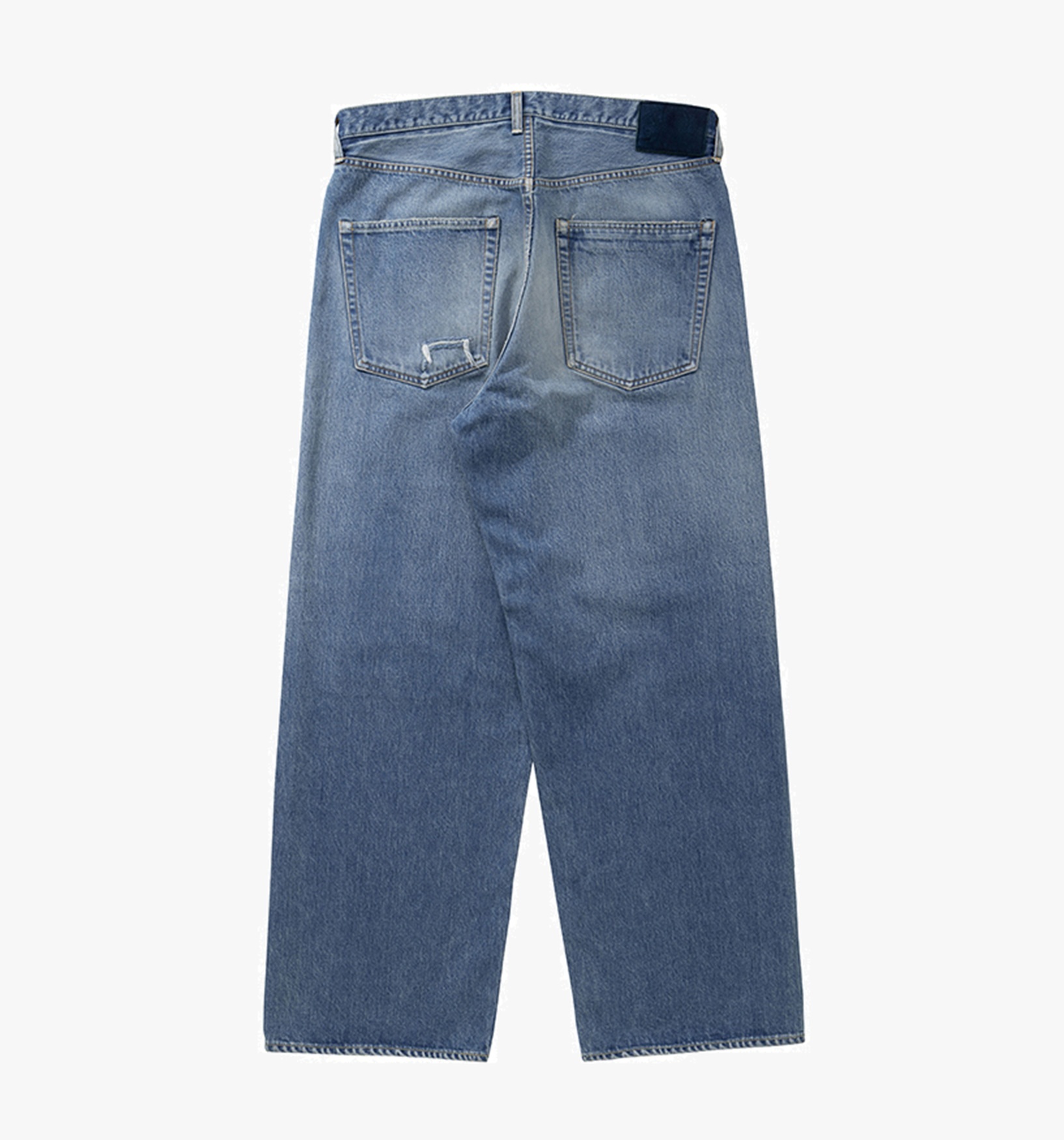 LAST PCS: VISVIM SOCIAL SCULPTURE 01 WIDE DAMAGED-44 JEANS - SIZE 36 PRE ORDER ITEM (預訂中)