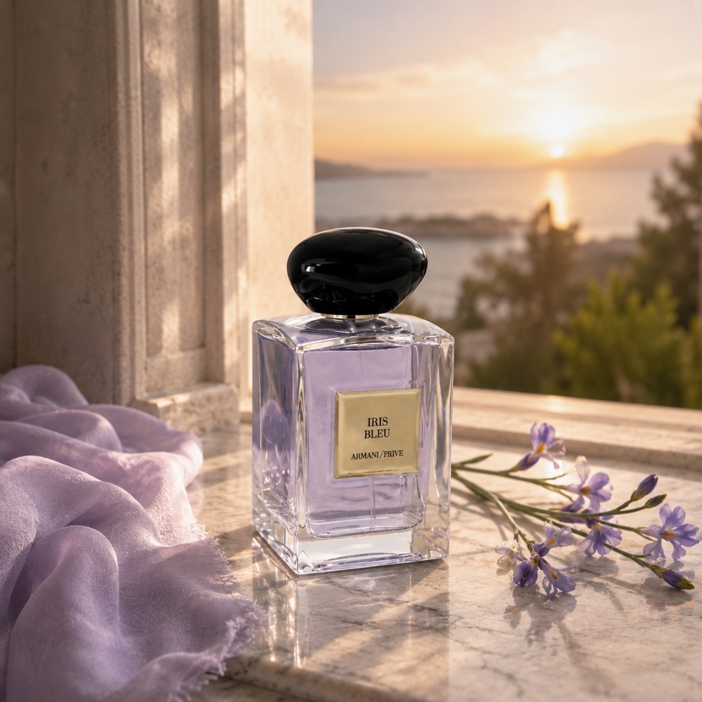 GIORGIO ARMANI 亞曼尼 Prive 高級訂製花園系列 Iris Bleu 黎明鳶尾淡香水 EDT 100ml