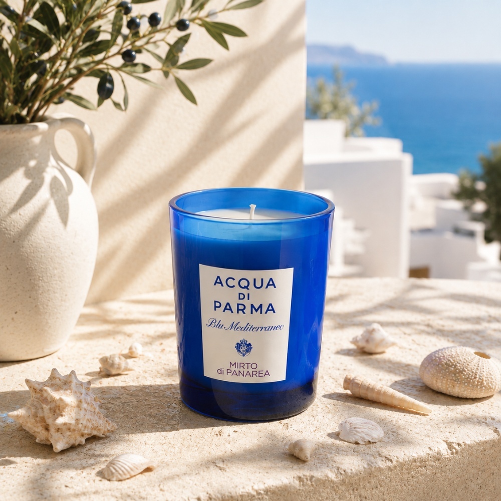 ACQUA DI PARMA 帕爾瑪之水 Mirto di Panarea 桃金孃加州桂香氛蠟燭 200g TESTER