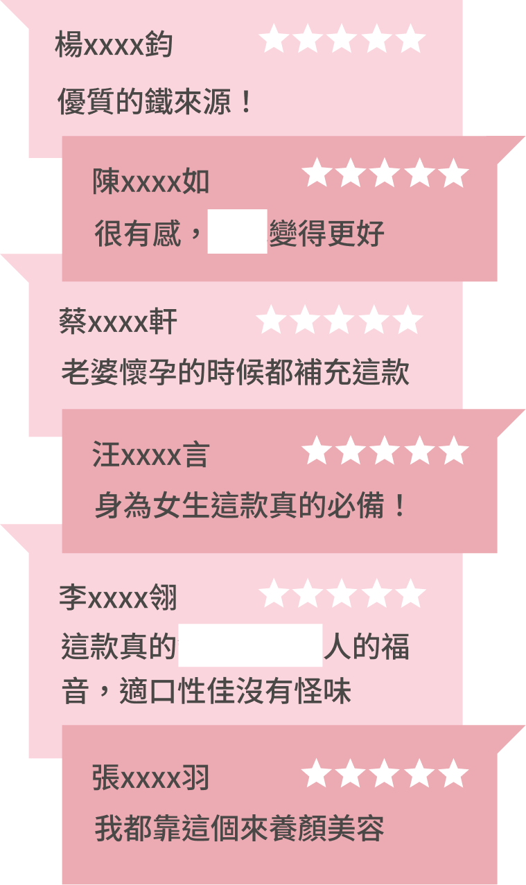 豐傑甘氨酸亞鐵，獲得顧客96%滿意度