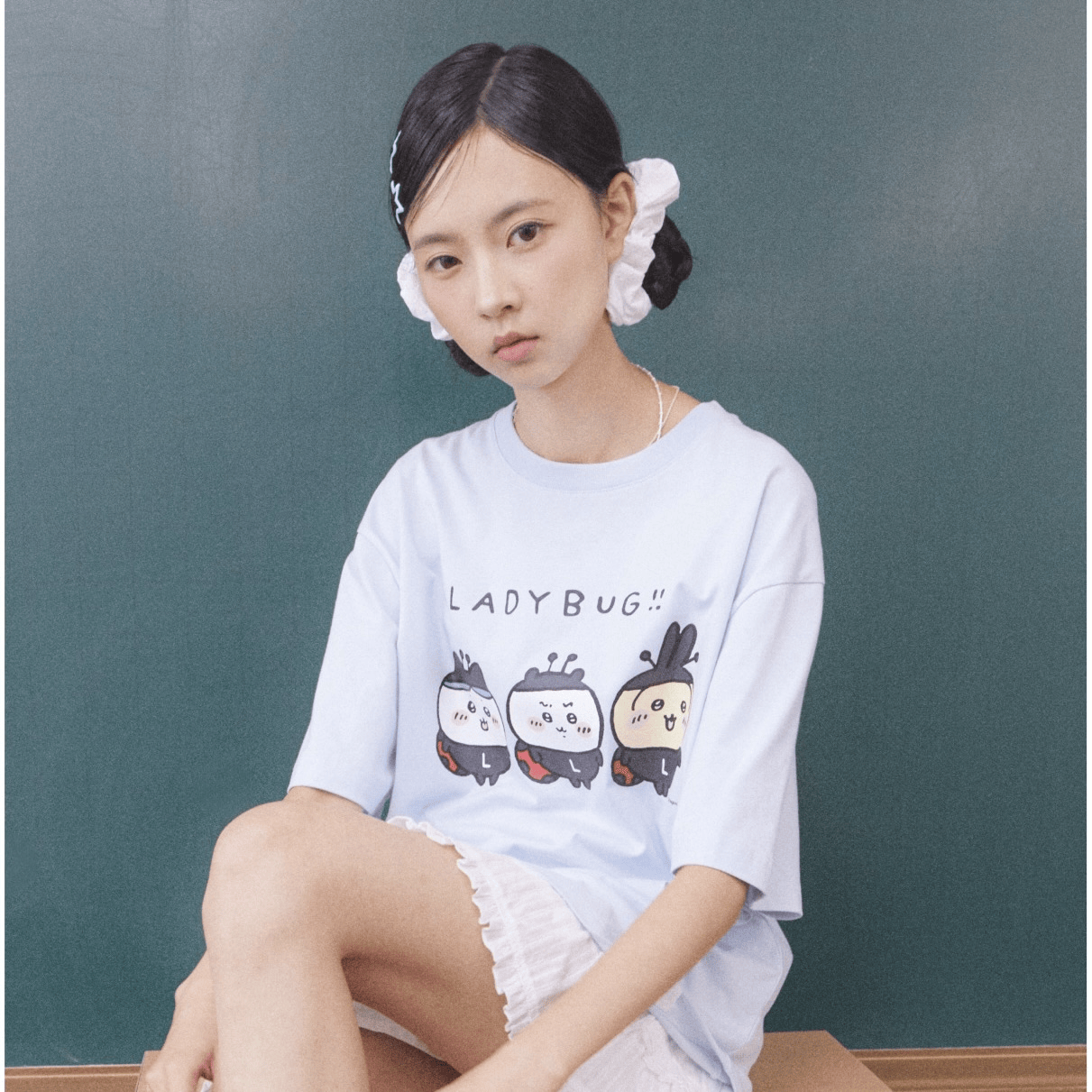 Wacky WiLLy｜Munchakgwi Ladybug Graphic Short-Sleeve T-Shirt WW1