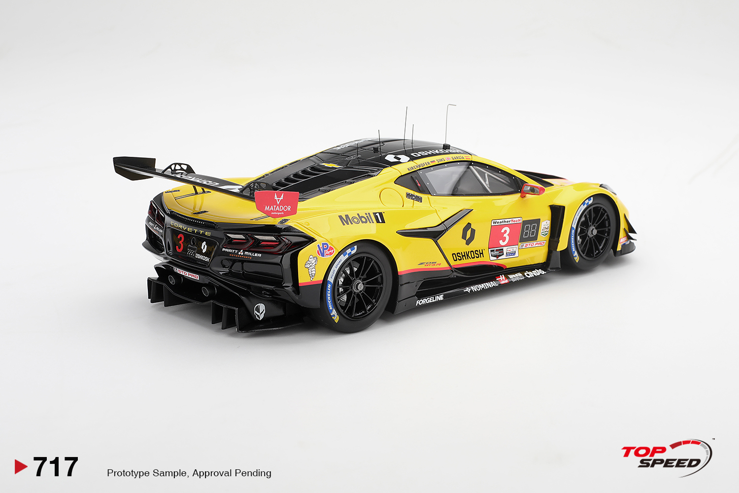 [預訂] Top Speed 1/43 雪佛蘭Chevrolet Corvette Z06 GT3.R #3 Corvette Racing by Pratt Miller Motorsports 2026 IMSA Daytona 24小時賽