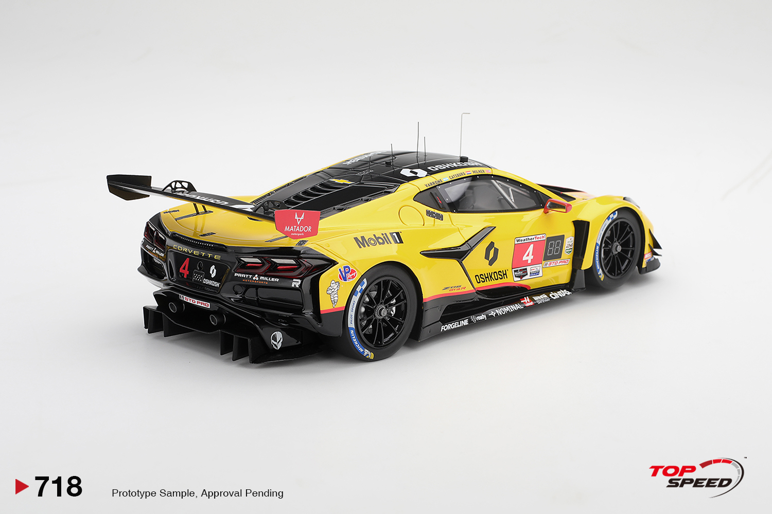 [預訂] Top Speed 1/43 雪佛蘭Chevrolet Corvette Z06 GT3.R #4 Corvette Racing by Pratt Miller Motorsports 2026 IMSA Daytona 24小時賽