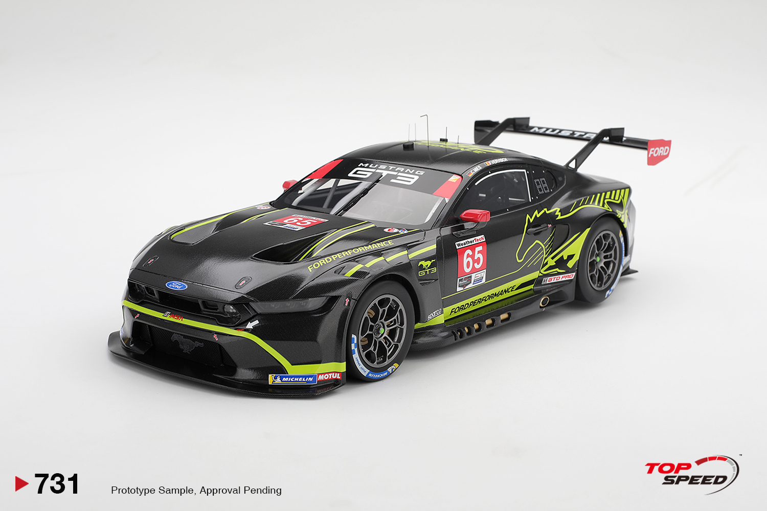[預訂] Top Speed 1/43 福特Ford Mustang GT3 #65 Ford Multimatic Motorsports 2025 IMSA VIR