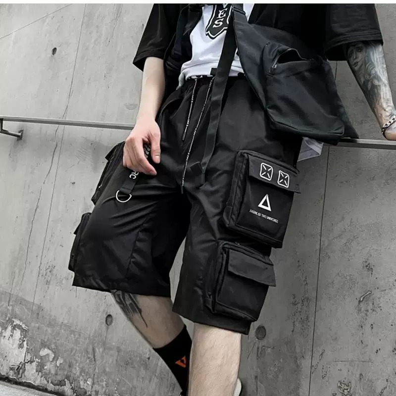 𝙏𝙀𝘾𝙃𝙒𝙀𝘼𝙍 夏季傘兵機能多口袋工裝短褲