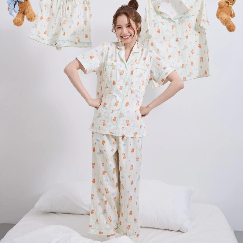 🇹🇭泰國連線 Sliptosleep 泰迪熊小屋睡衣居家服 Teddy House Set