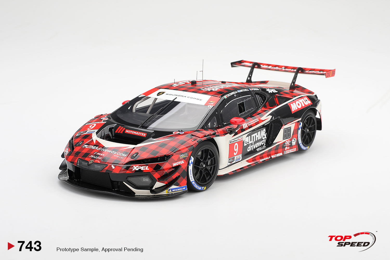 [預訂] Top Speed 1/18 林寶堅尼Lamborghini Temerario GT3 No.9 Pfaff Motorsports 2026 IMSA Sebring 12小時賽