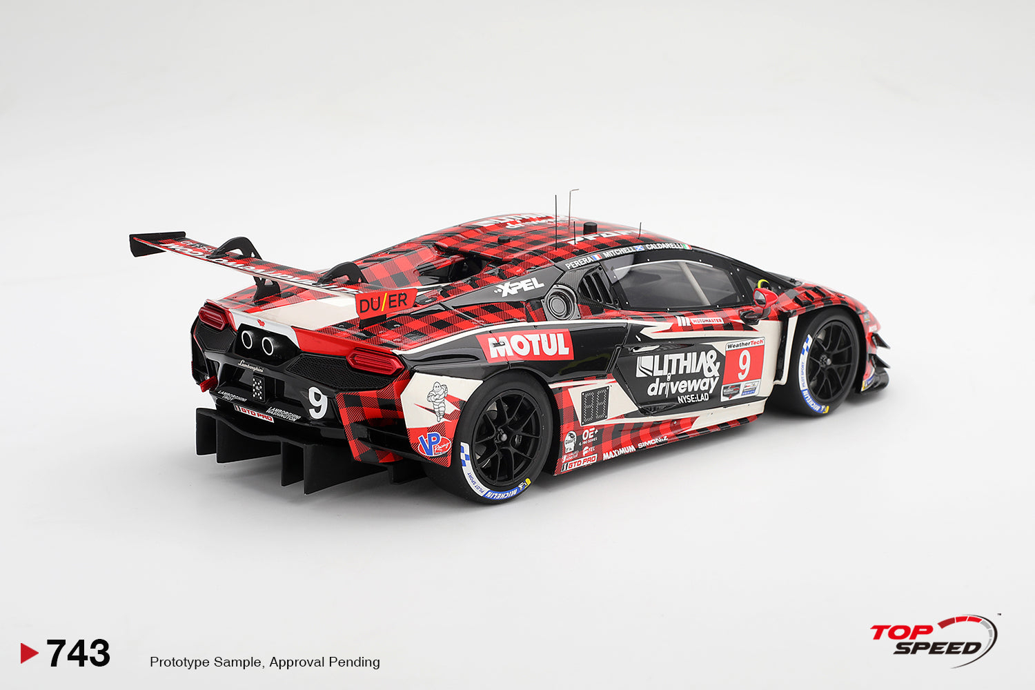 [預訂] Top Speed 1/18 林寶堅尼Lamborghini Temerario GT3 No.9 Pfaff Motorsports 2026 IMSA Sebring 12小時賽
