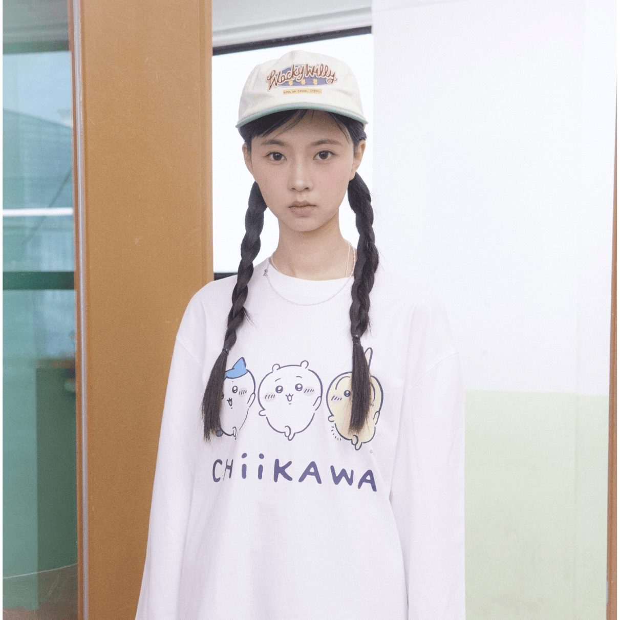 Wacky WiLLy｜Chiikawa Graphic Long-Sleeve T-Shirt WW17