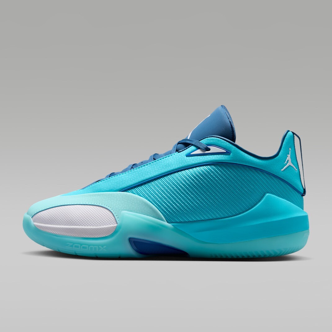 男鞋 NIKE JORDAN TRIANGLE PF 'Baltic Blue' 湖水藍白 氣墊 緩震 碳纖維 運動 籃球鞋【IO0424-400】
