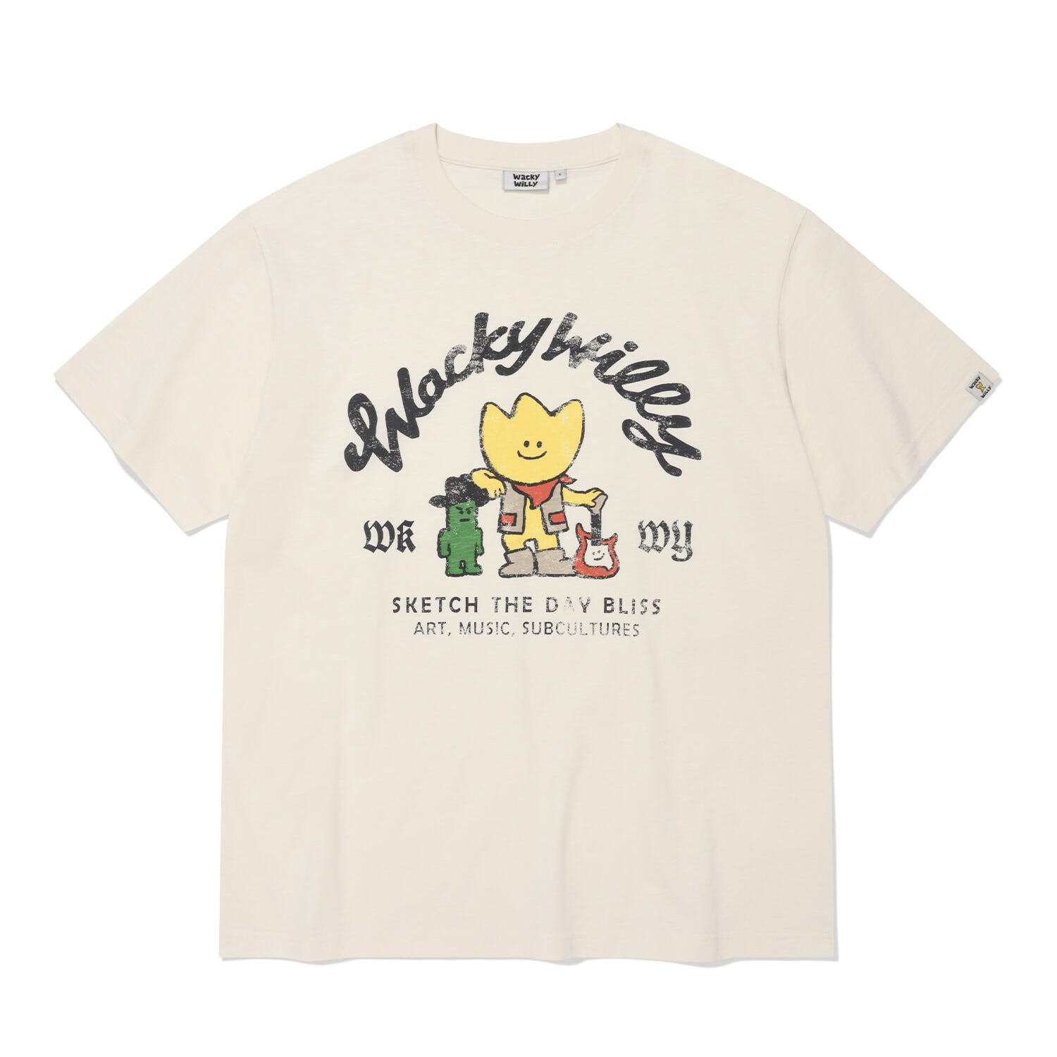Wacky WiLLy｜KIKI & POCO Slub Short-Sleeve T-Shirt WW31