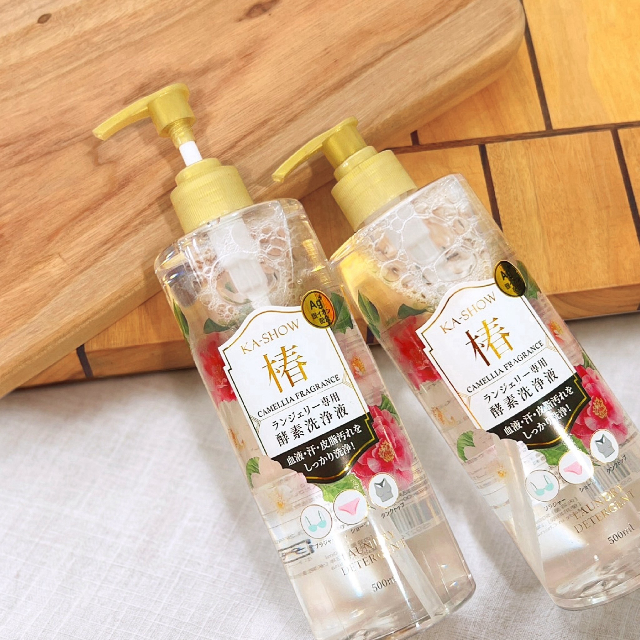 KA-SHOW 山茶花內衣專用酵素清洗液 500ml 買一送一