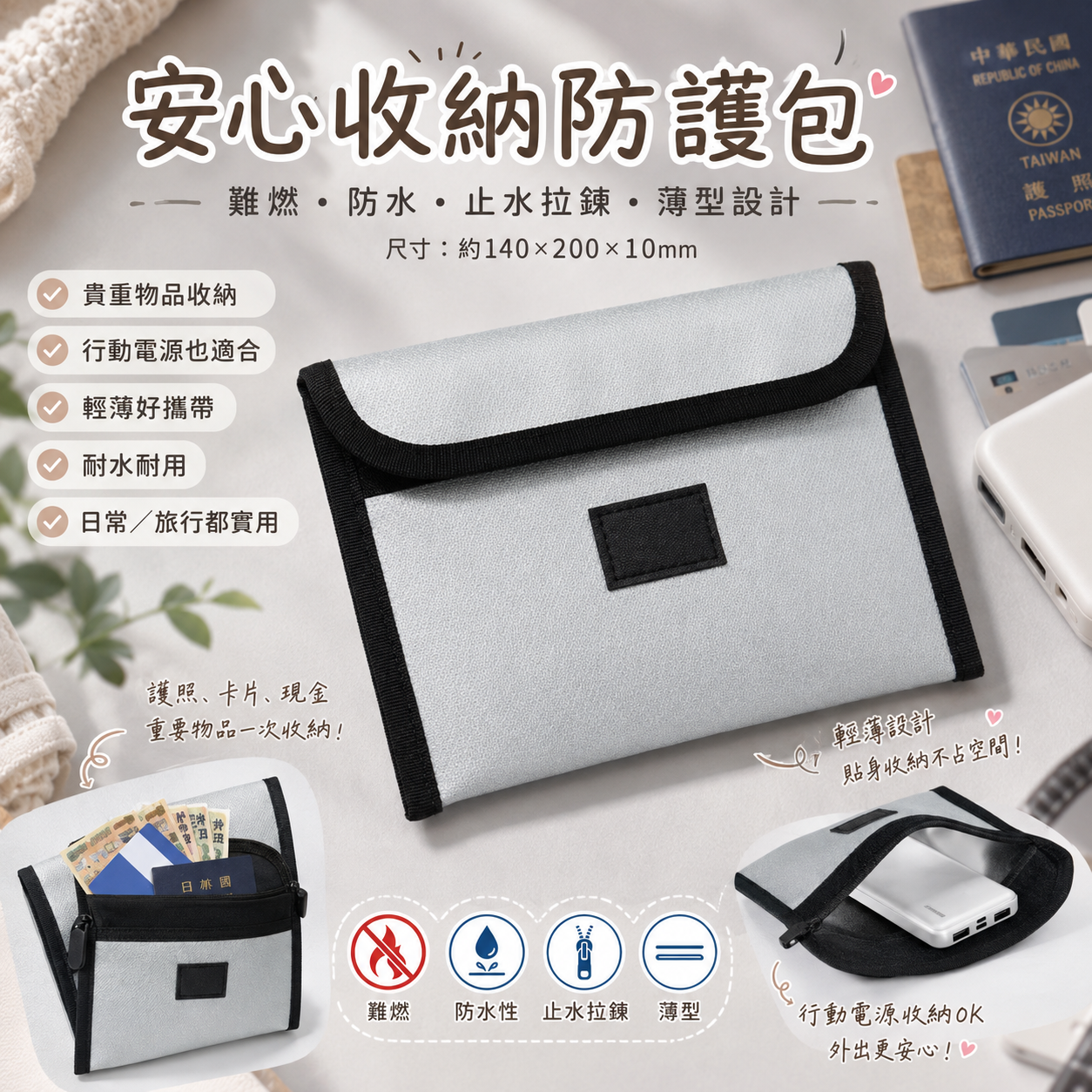 【預購】JM081103 多功能收納包
