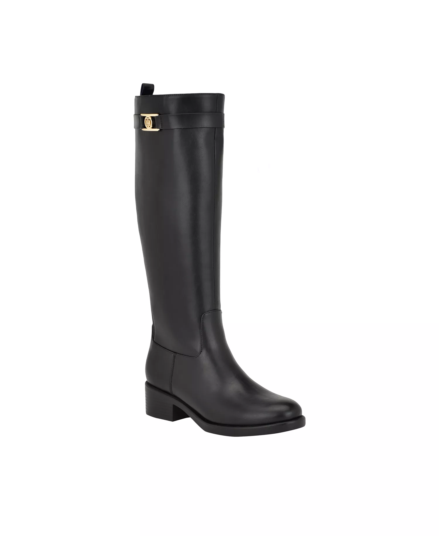 【預購】TOMMY HILFIGER H081208 Iviann 女裝寬筒長靴 (黑色)
