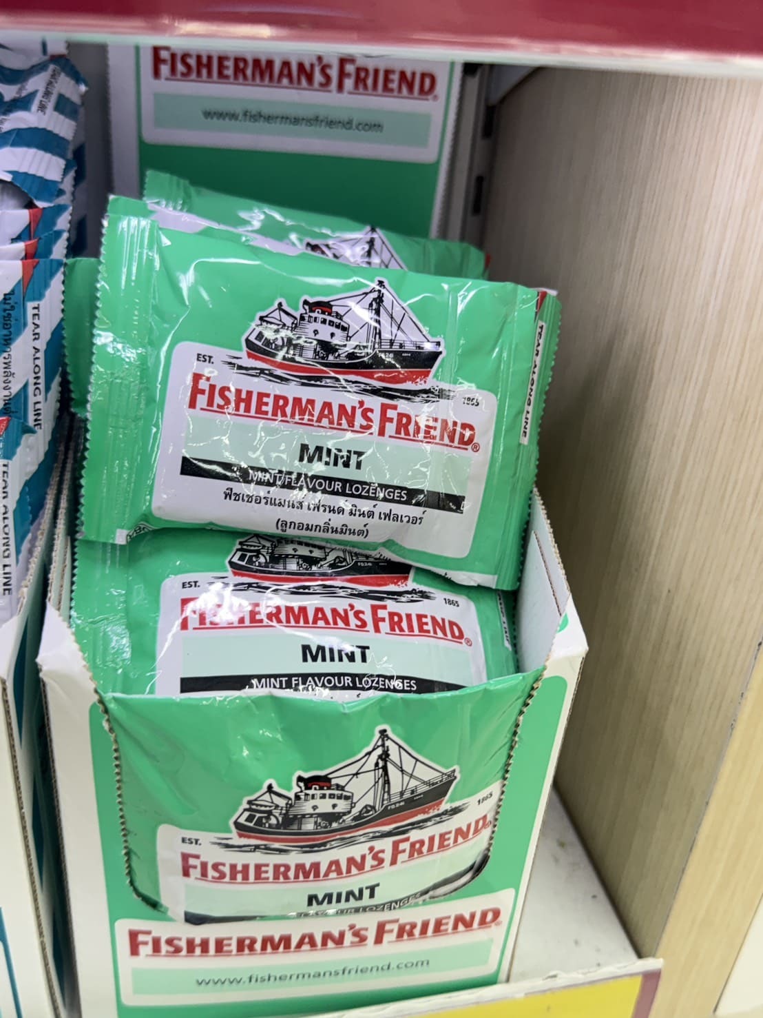 【 泰國連線 】漁夫之寶 fisherman’s friend 老船長喉糖 25g