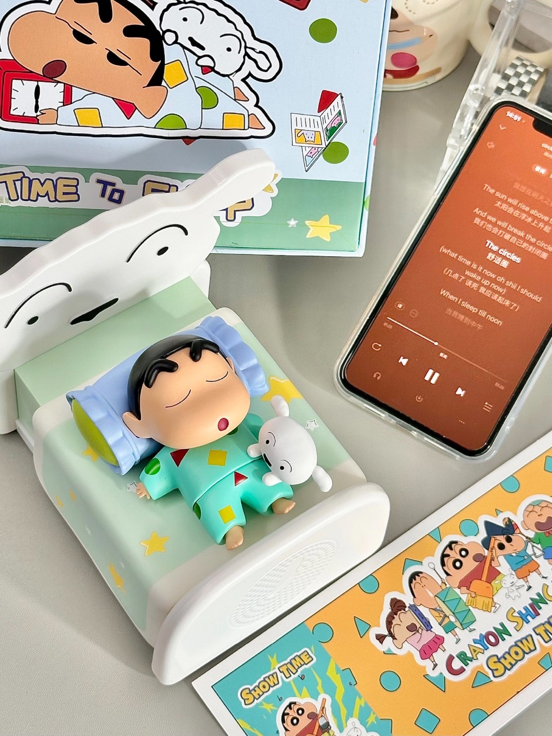 正版授權 睡眠小新 小白床 多功能 藍牙音響 禮盒組