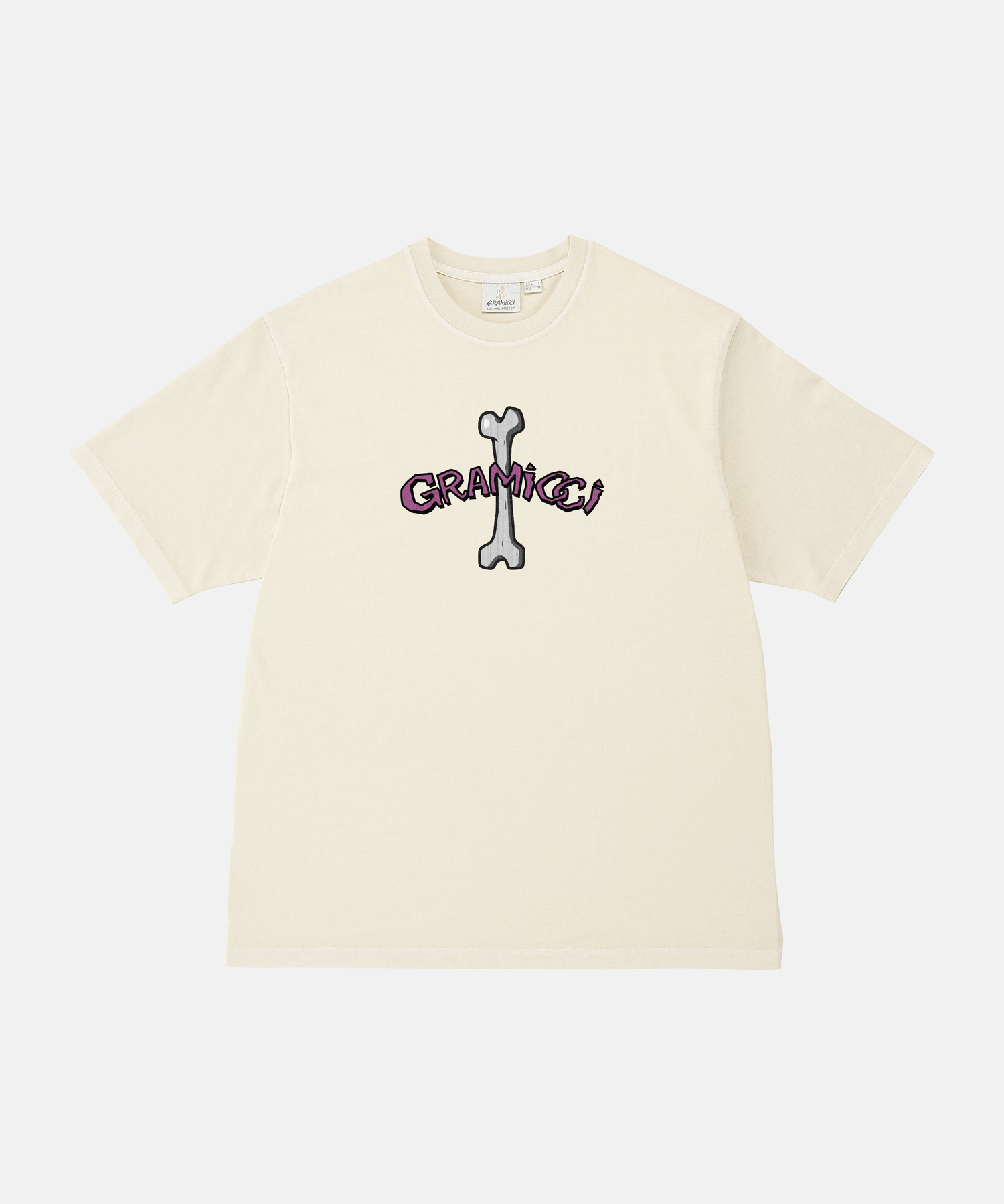GRAMICCI BONE TEE PIGMENT DYED26FW