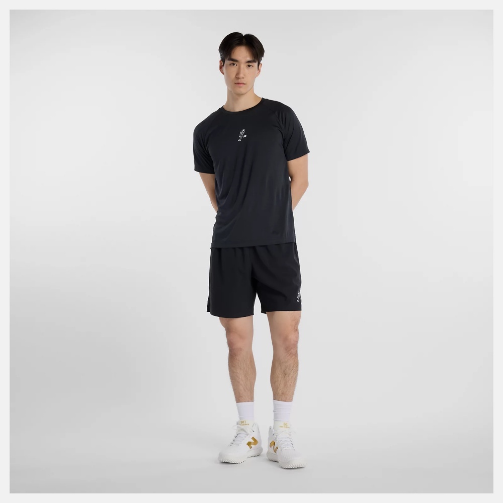 NEW BALANCE 短褲 NB 黑色 大谷翔平 六吋 運動短褲 男 MB61B96QBK