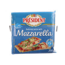 [Chilled] President Pizza Mozzarella Slices Cheese 200g